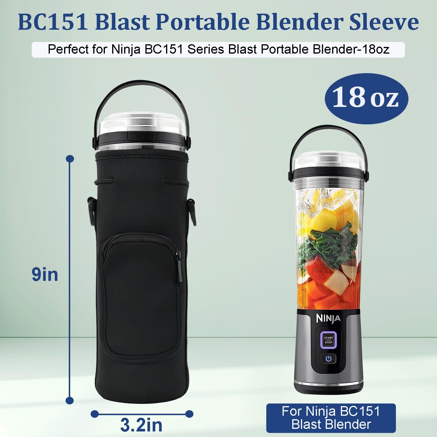 NUENSS-ROR Ninja Blast bag features adjustable shoulder strap for comfortable transport.