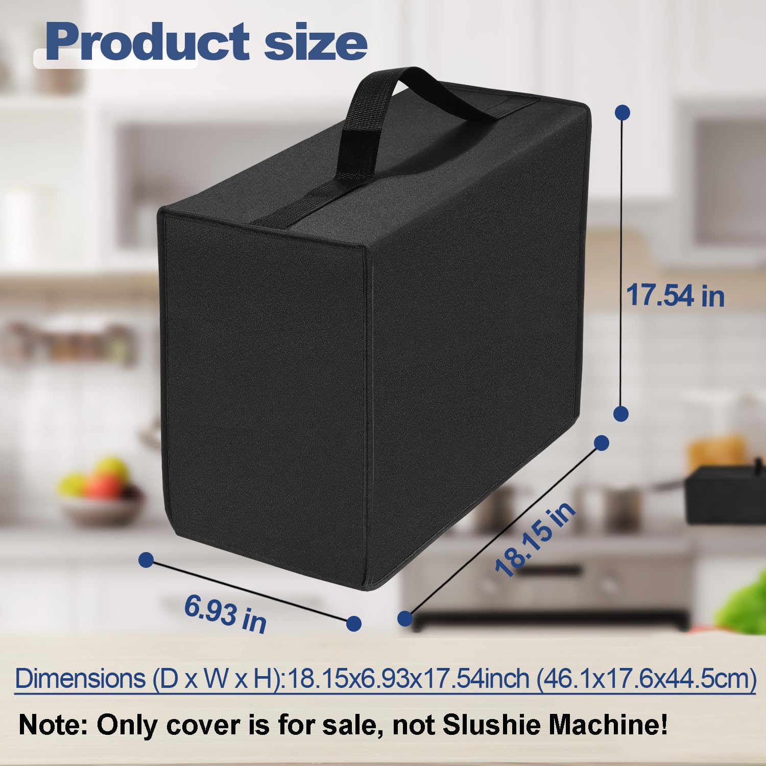 NUENSS-ROR slushie cover open-bottom supports airflow and quick placement