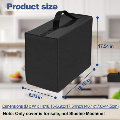NUENSS-ROR slushie cover open-bottom supports airflow and quick placement