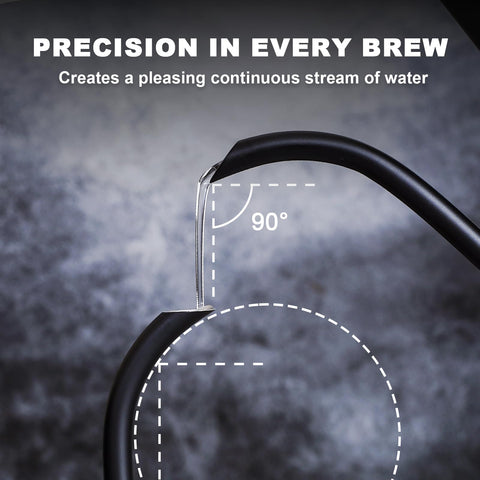 Nueve&Five gooseneck kettle cordless design for easy serving