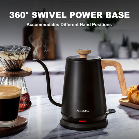 Nueve&Five gooseneck kettle controlled pour spout for pour-over
