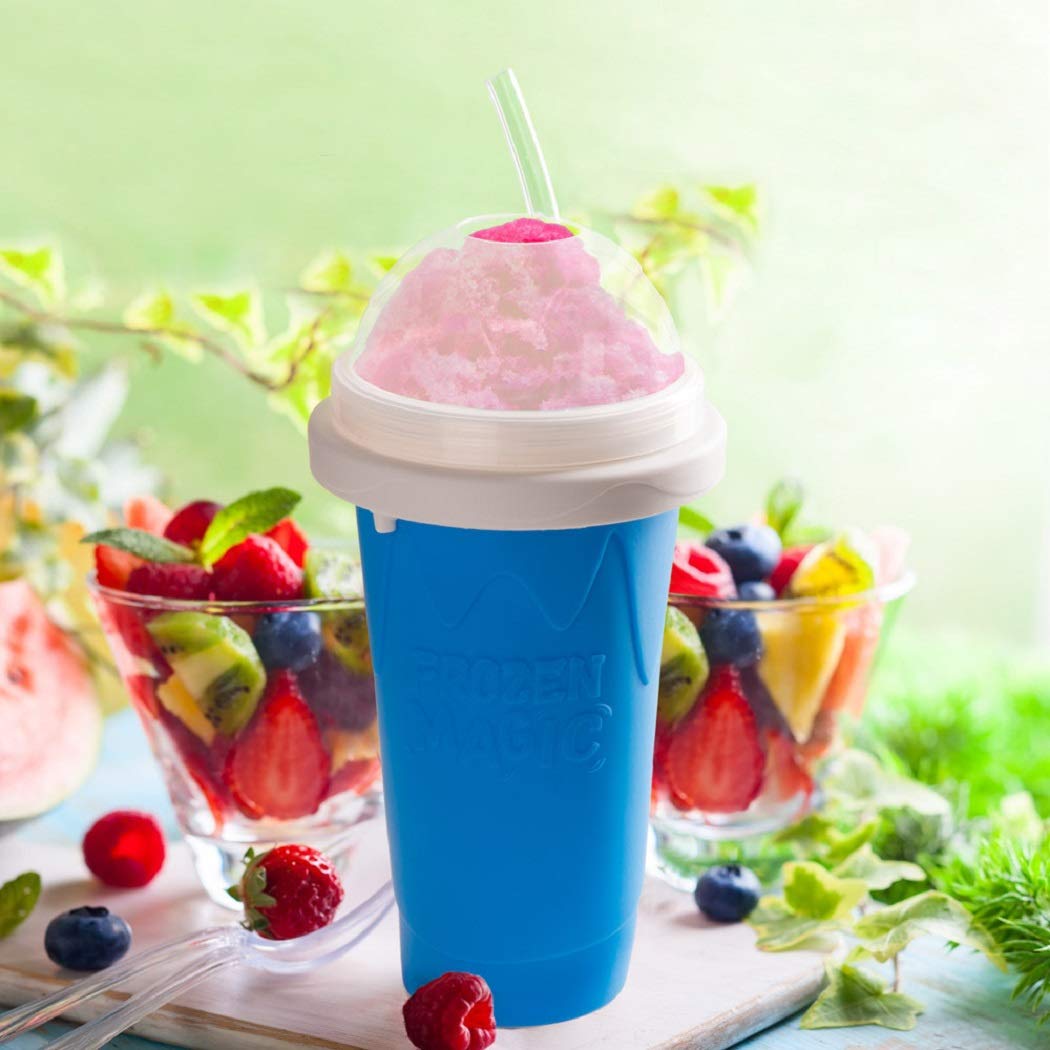 NUFR Slushie Cup in fridge-freeze stage ready to create flavors
