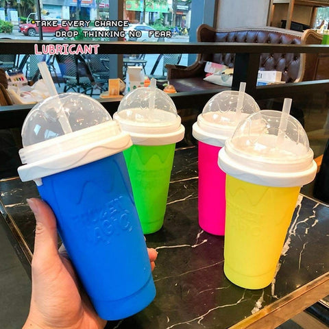 NUFR reusable cup after wash and refreeze for next round