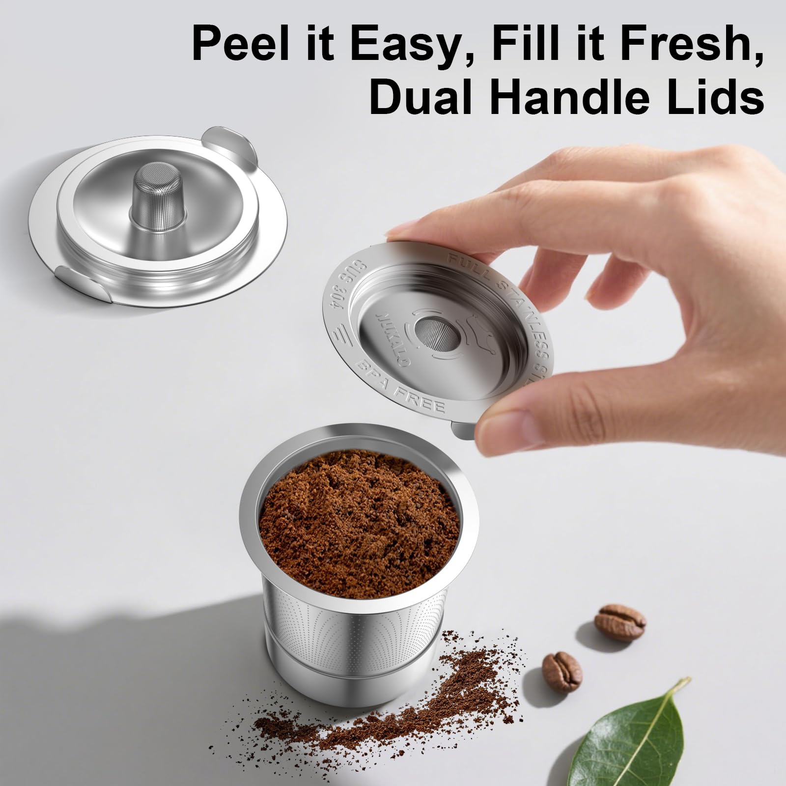 NUKALO eco-friendly stainless steel option reduces waste