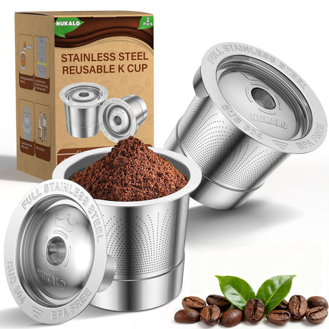 NUKALO full stainless steel filter for pure coffee flavor