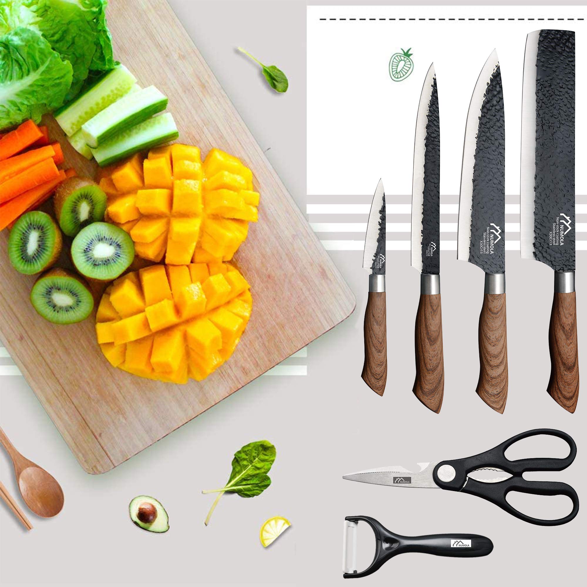 Numola ceramic peeler for smooth fruit and vegetable prep