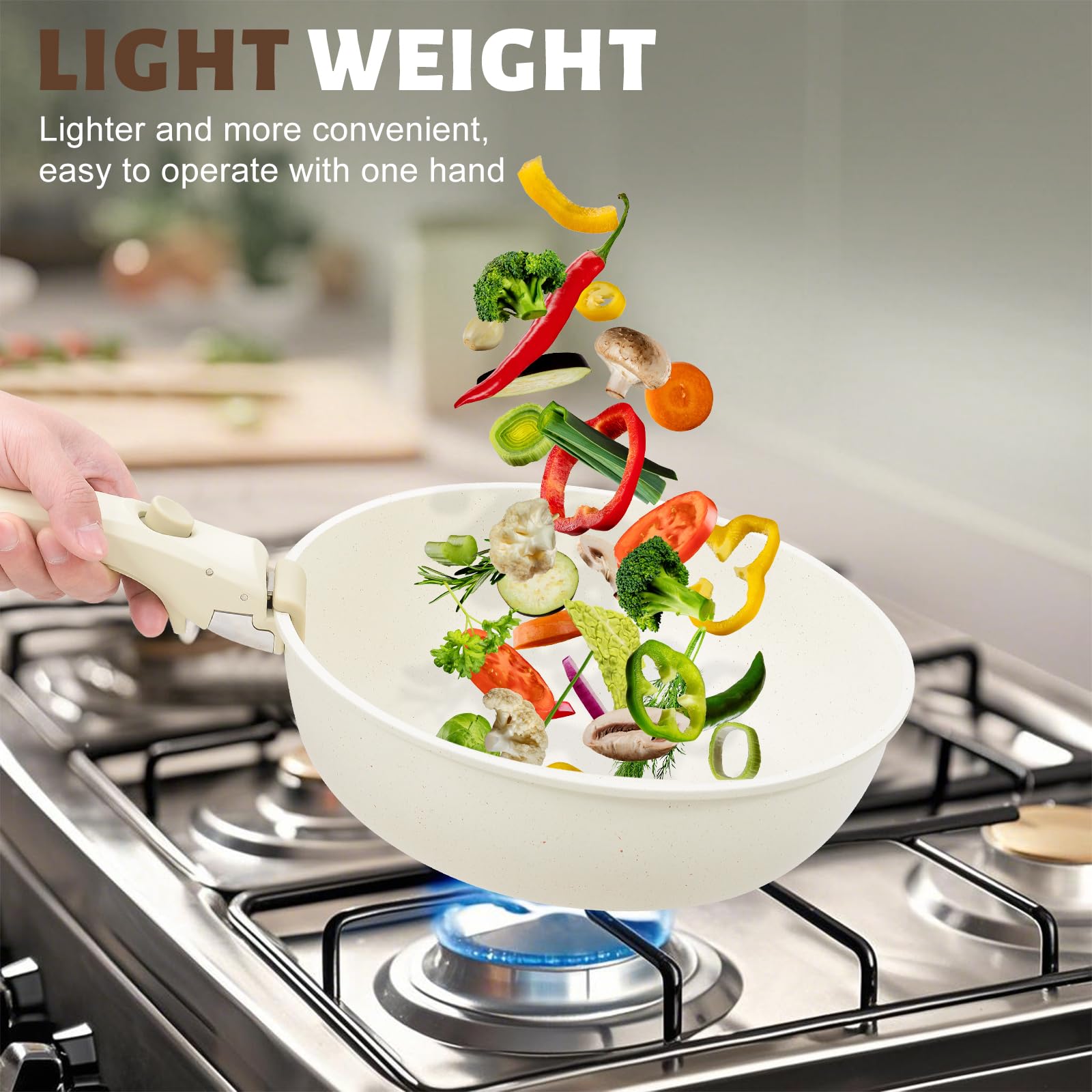 Numola non-stick coating for easy food release with less oil