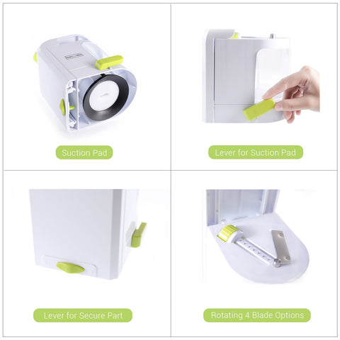 NUNEWARES Spiralizer recipe book inspires quick, healthy veggie dishes.