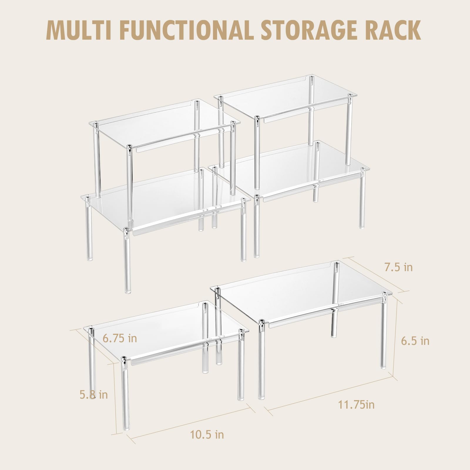 Nuoex under-sink storage solution frees cabinet space with vertical stacking