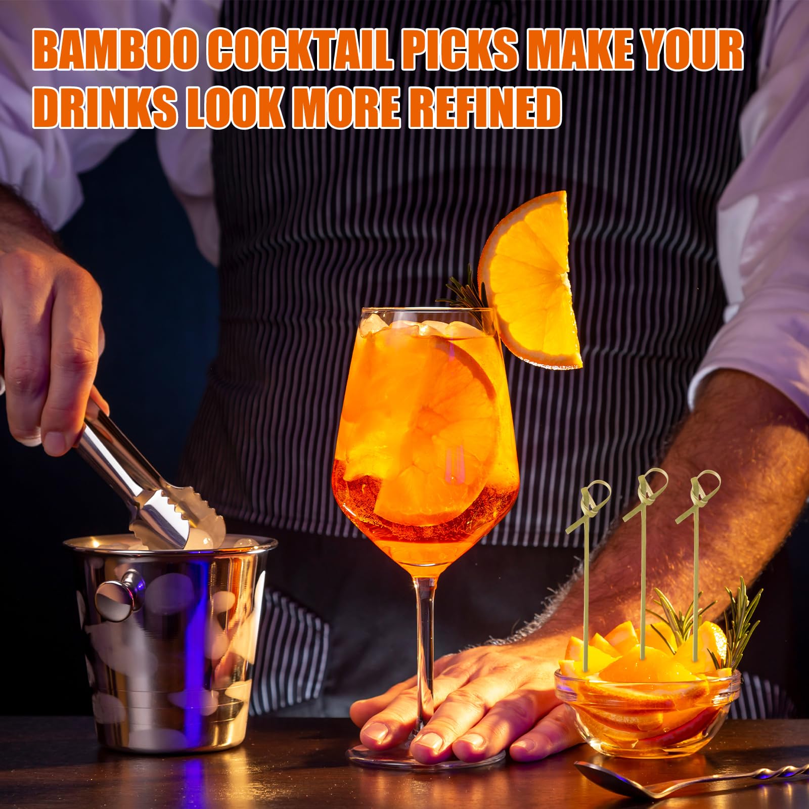 Nuogo 2000-piece bamboo pick set for large gatherings and events.