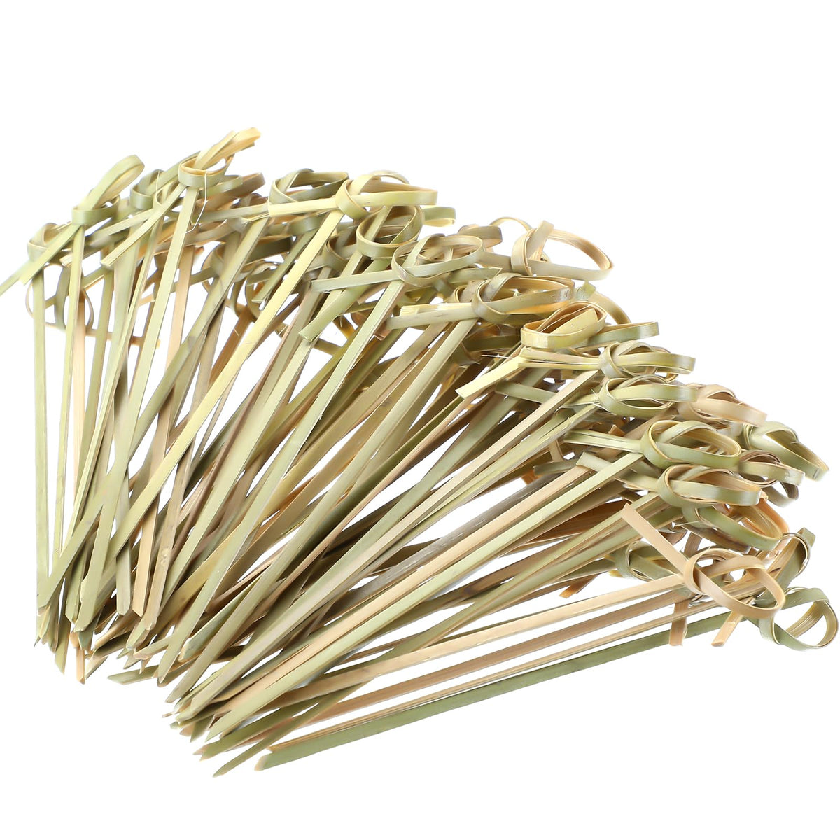 Nuogo bamboo cocktail picks, 4.13 inches, ideal for precise garnish presentation.