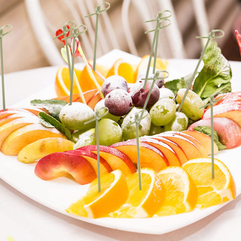 Nuogo party skewers offer disposable convenience for quick cleanup after events.