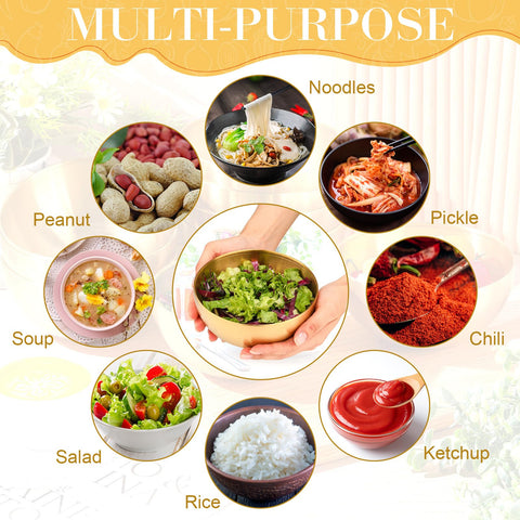 Nuogo gold bowls ideal for serving appetizers and desserts with flair.