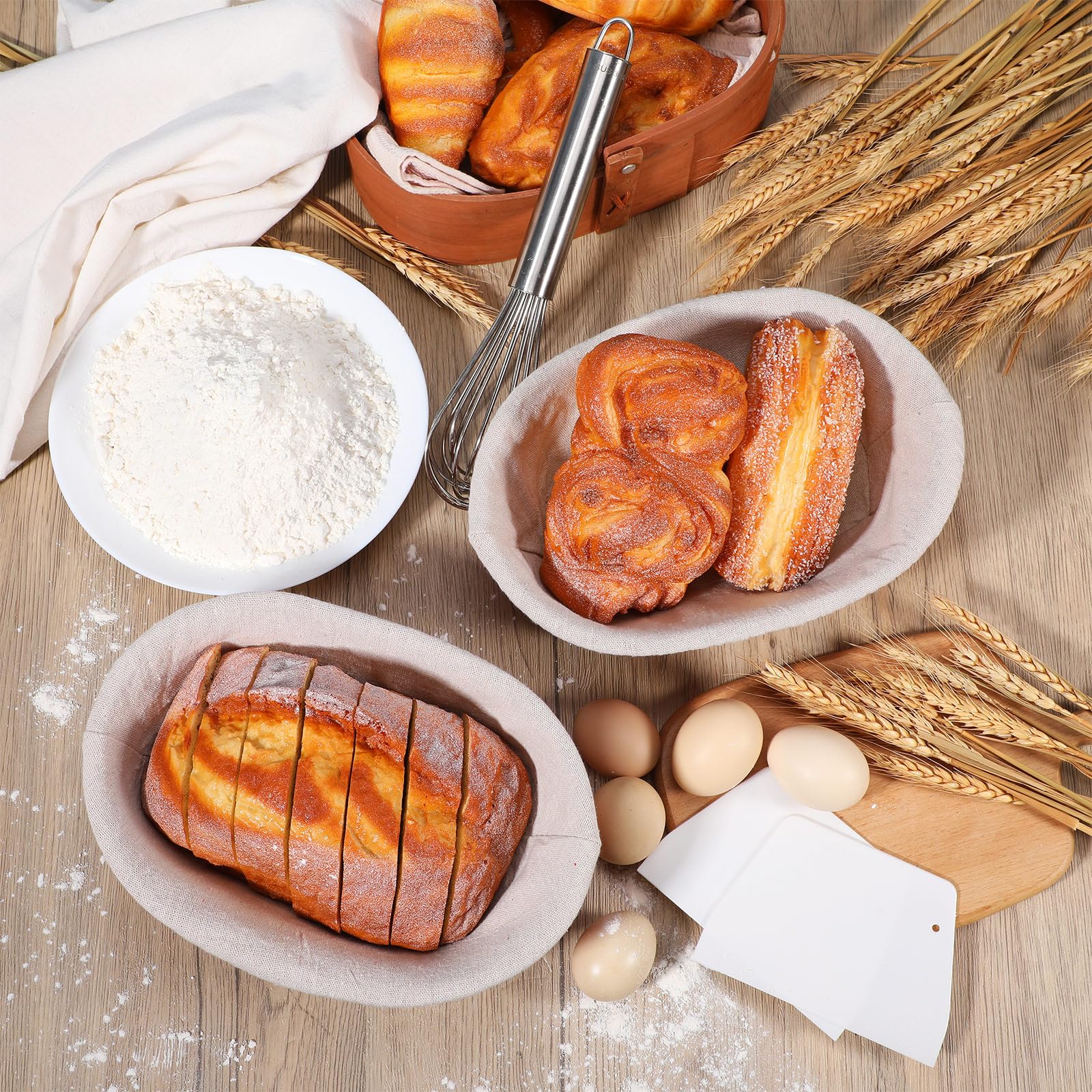 Nuogo green baking set ideal for home and professional kitchens