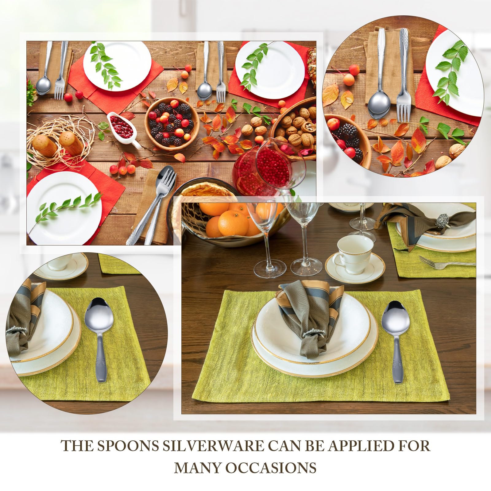 Nuogo patterned flatware adds elegance to table settings