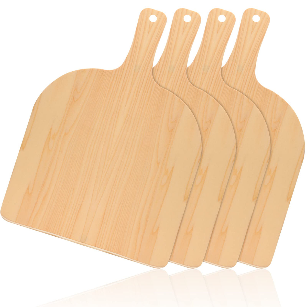 Nuogo wood pizza peel 12inch set highlights durable construction for home baking.
