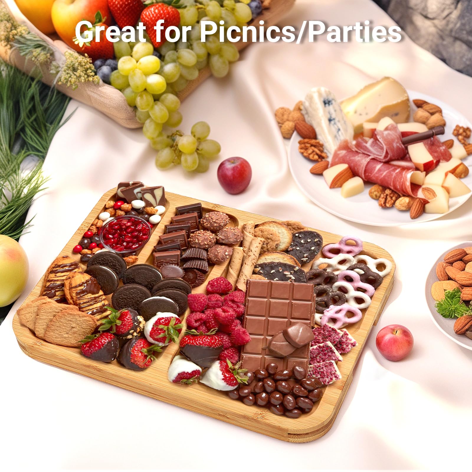 NUOLAN carry handle design enables easy transport to gatherings.