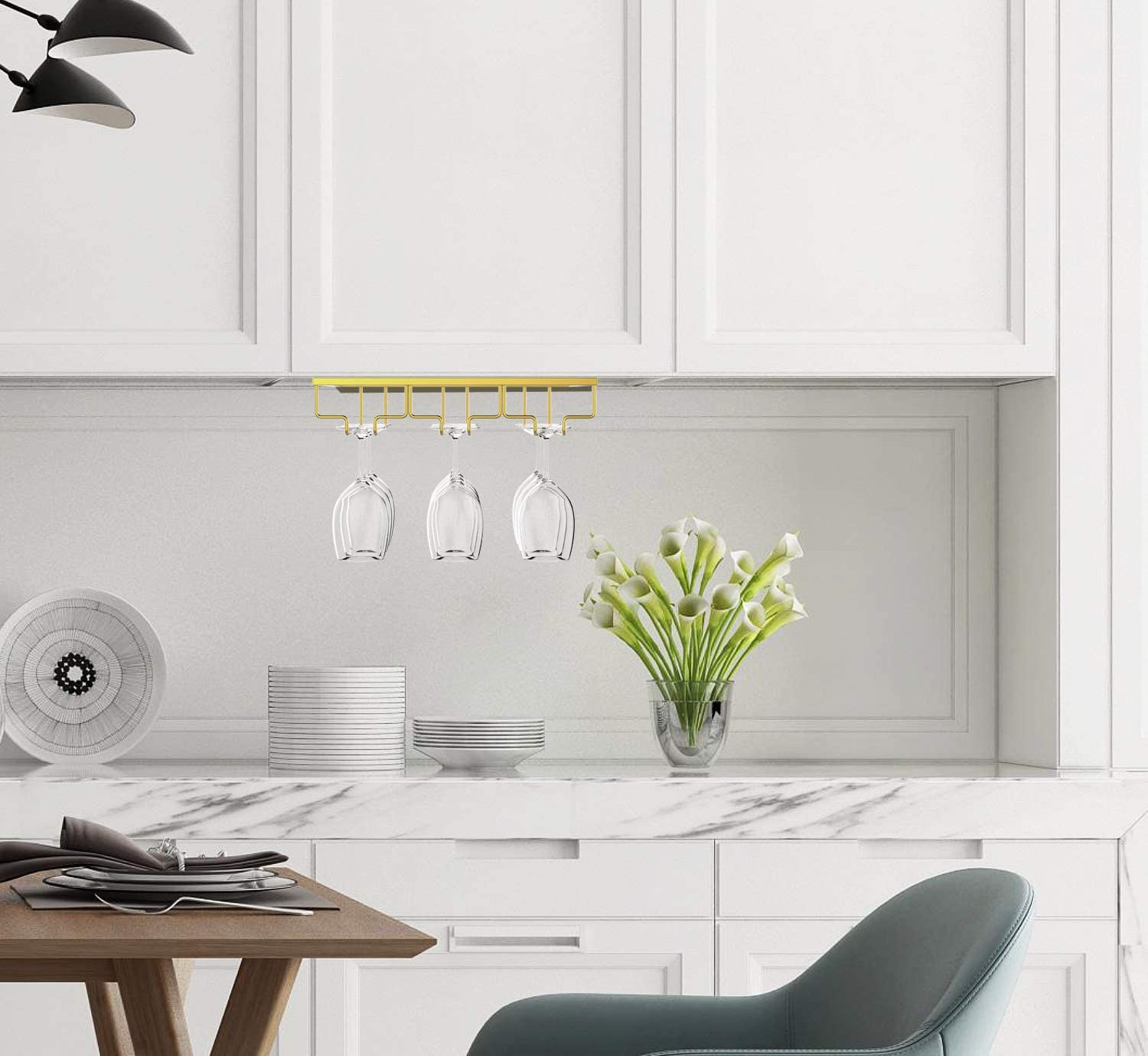 Nuovoware compact wine rack dimensions fit many cabinet sizes.