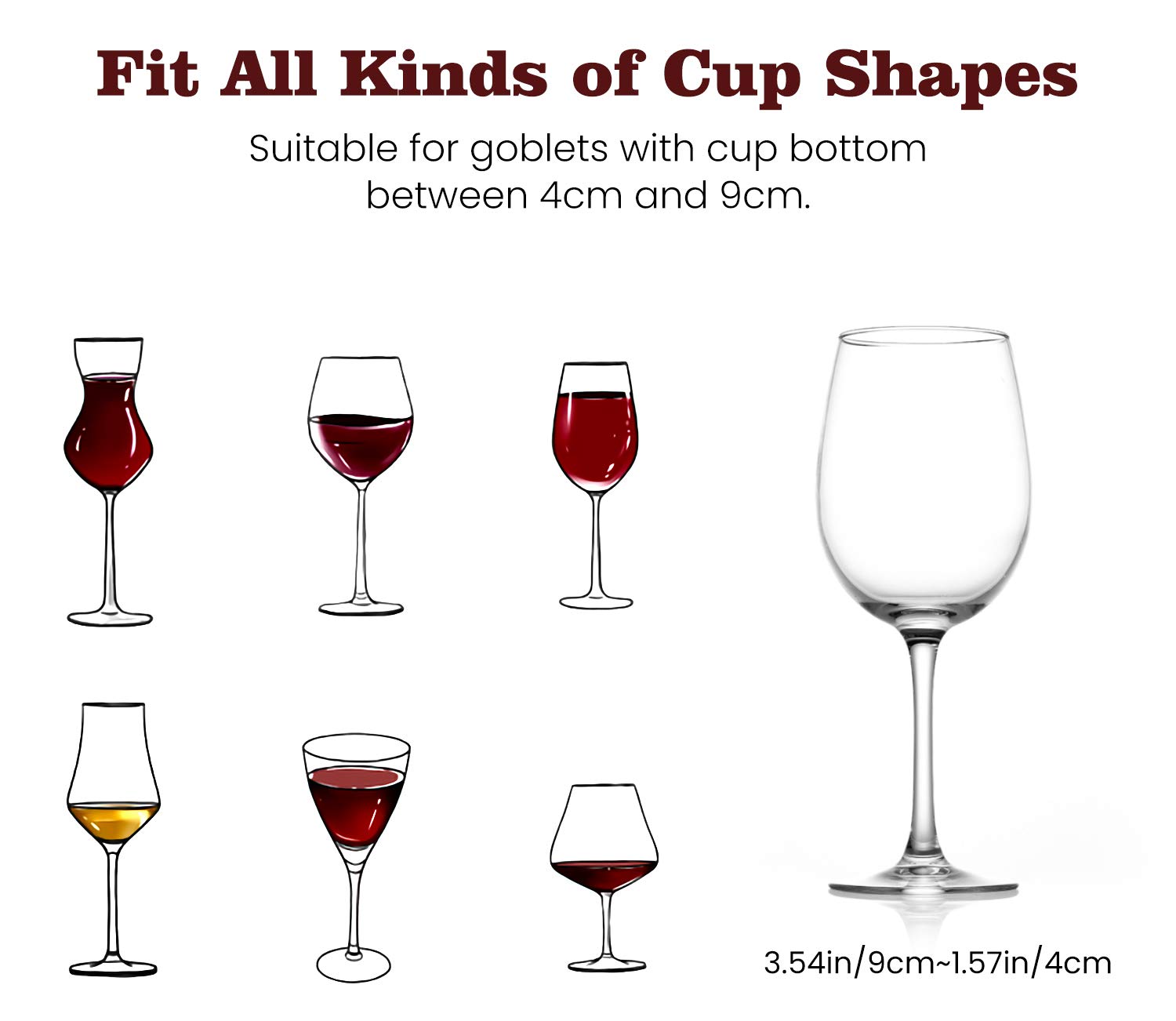 Nuovoware under-shelf wine rack gold finish saves cabinet space.