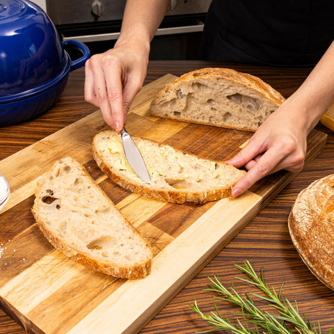 Nuovva bread baking yields a golden crust and tender crumb.