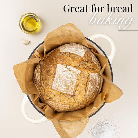 Nuovva easy-clean enamel coating simplifies post-meal cleanup.