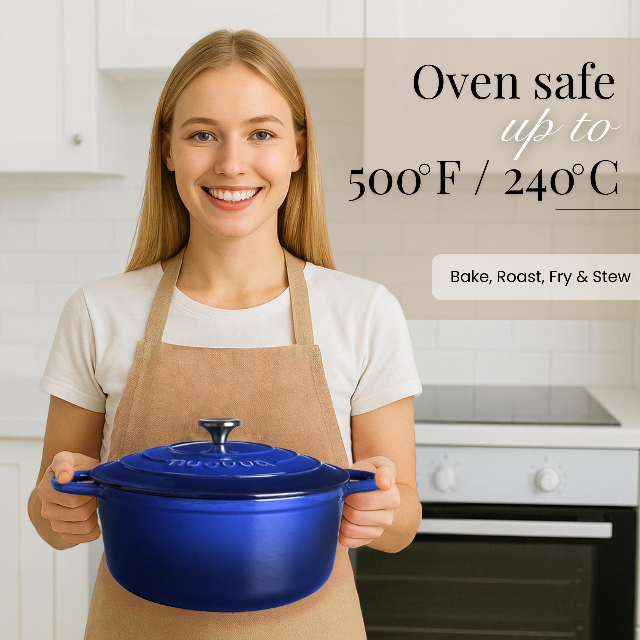 Nuovva pot browns meat evenly on the hob before slow braise.