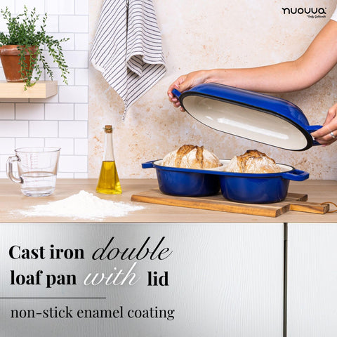Nuovva non-stick surface enabling effortless release and quick cleanup after baking