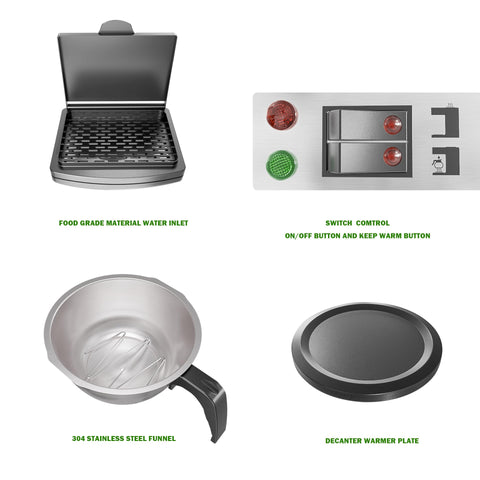 NUPANT descaling reminder helps maintain brewing efficiency over time.