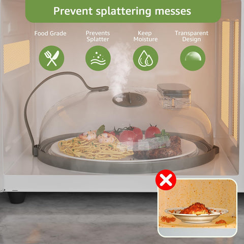 Nutikas built-in water steamer feature shown enhances moisture for even heating