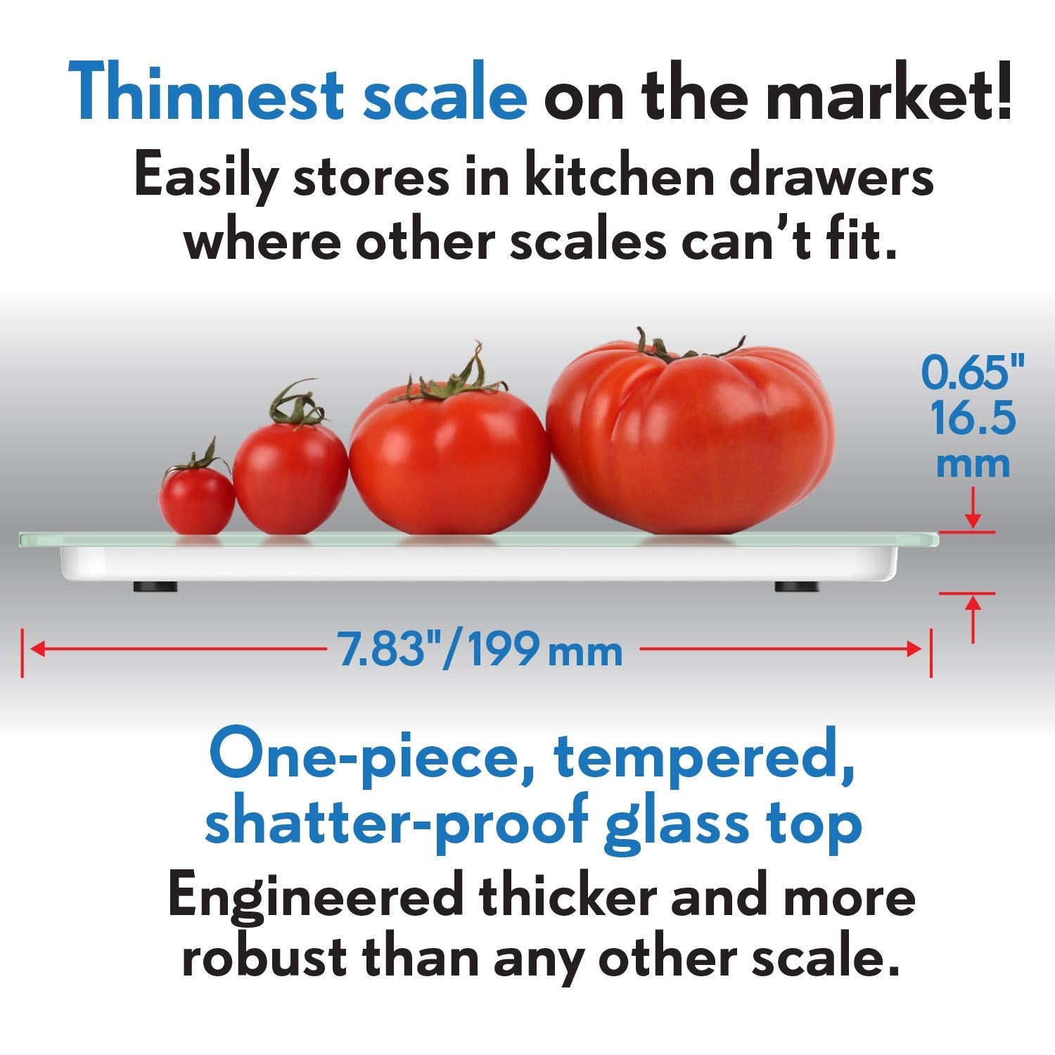 NutraTrack tare function allows weighing multiple ingredients without containers.
