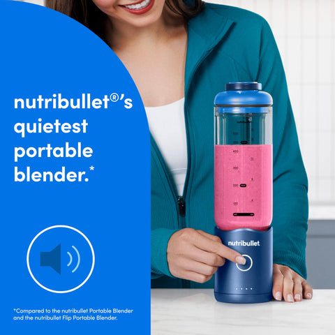 NutriBullet Flex lightweight detachable design for portable convenience.