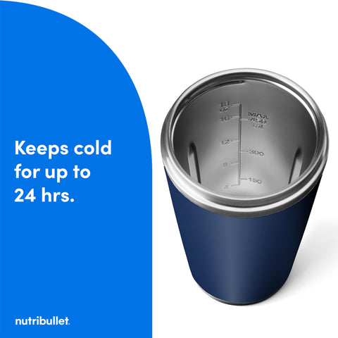 NutriBullet Flip 11-1V motor provides strong portable blending power.