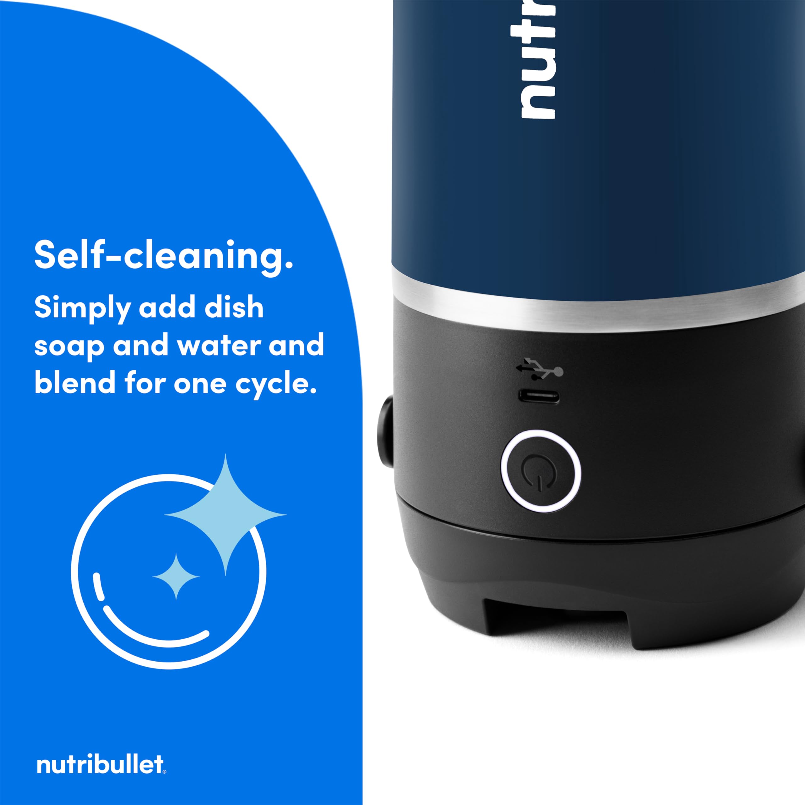 NutriBullet Flip 12oz tumbler for convenient on-the-go use.