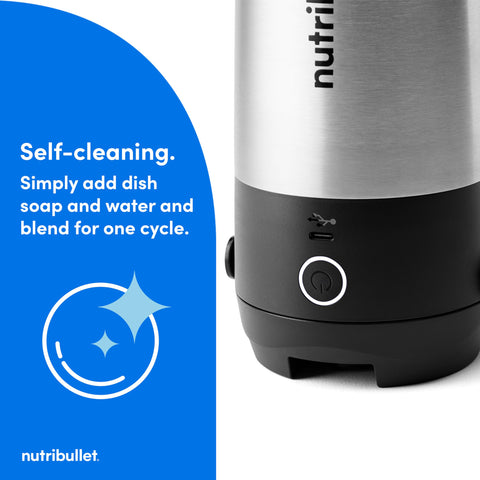 NutriBullet Flip easy to clean with a quick soap-and-blend cycle.