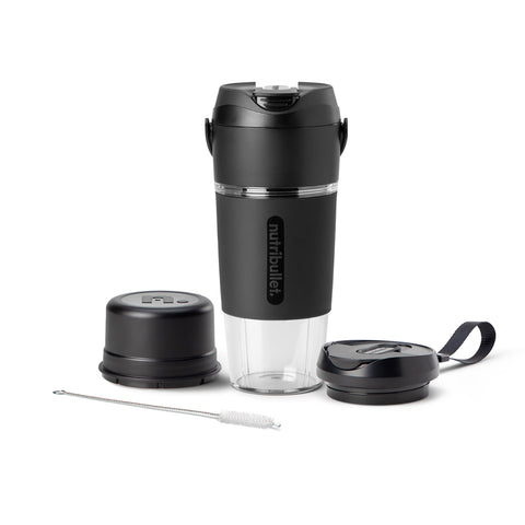 NutriBullet Flip with Tritan cup showing durable travel-ready design for on-the-go blending