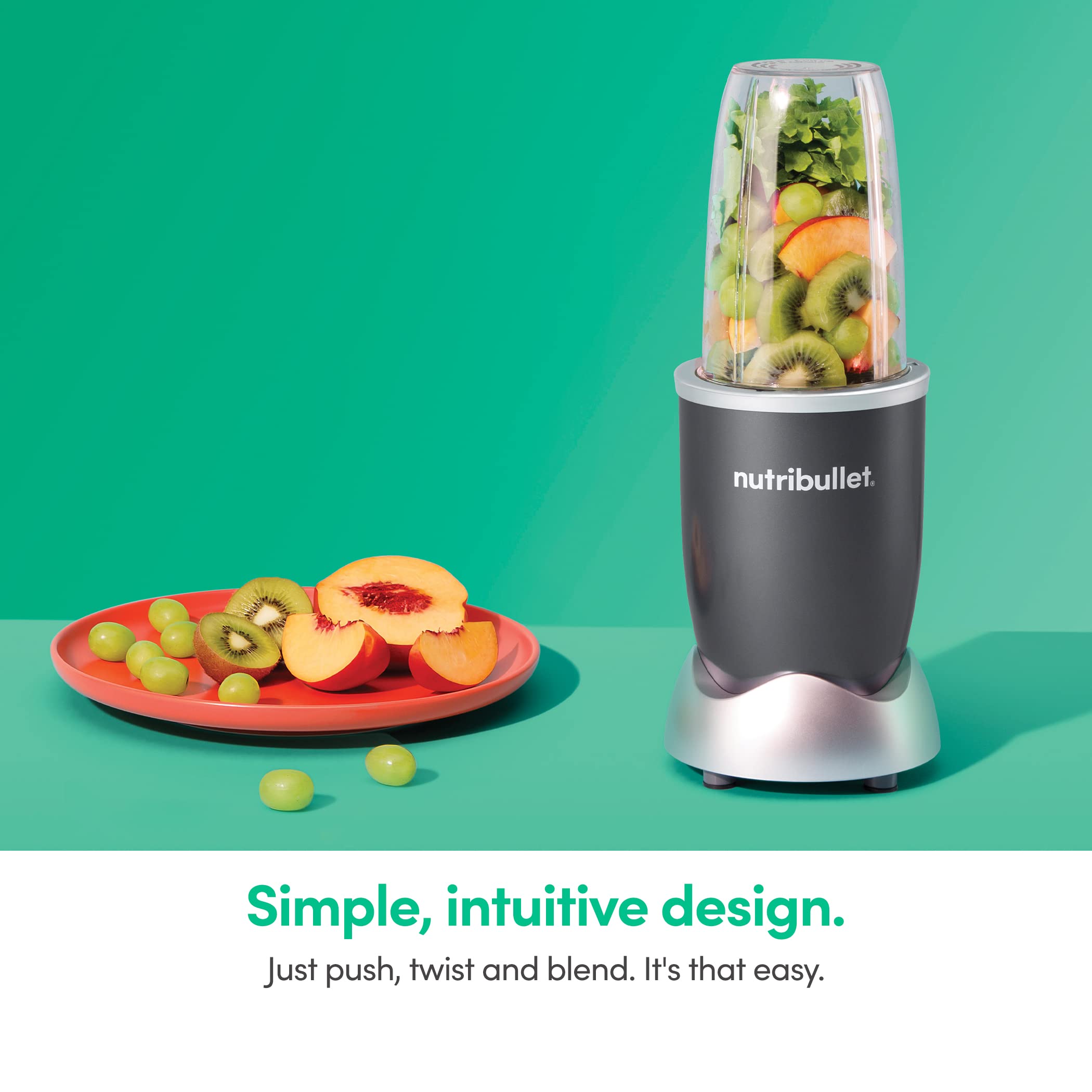 NutriBullet nbr-0601wm lip ring for secure, spill-free blending.