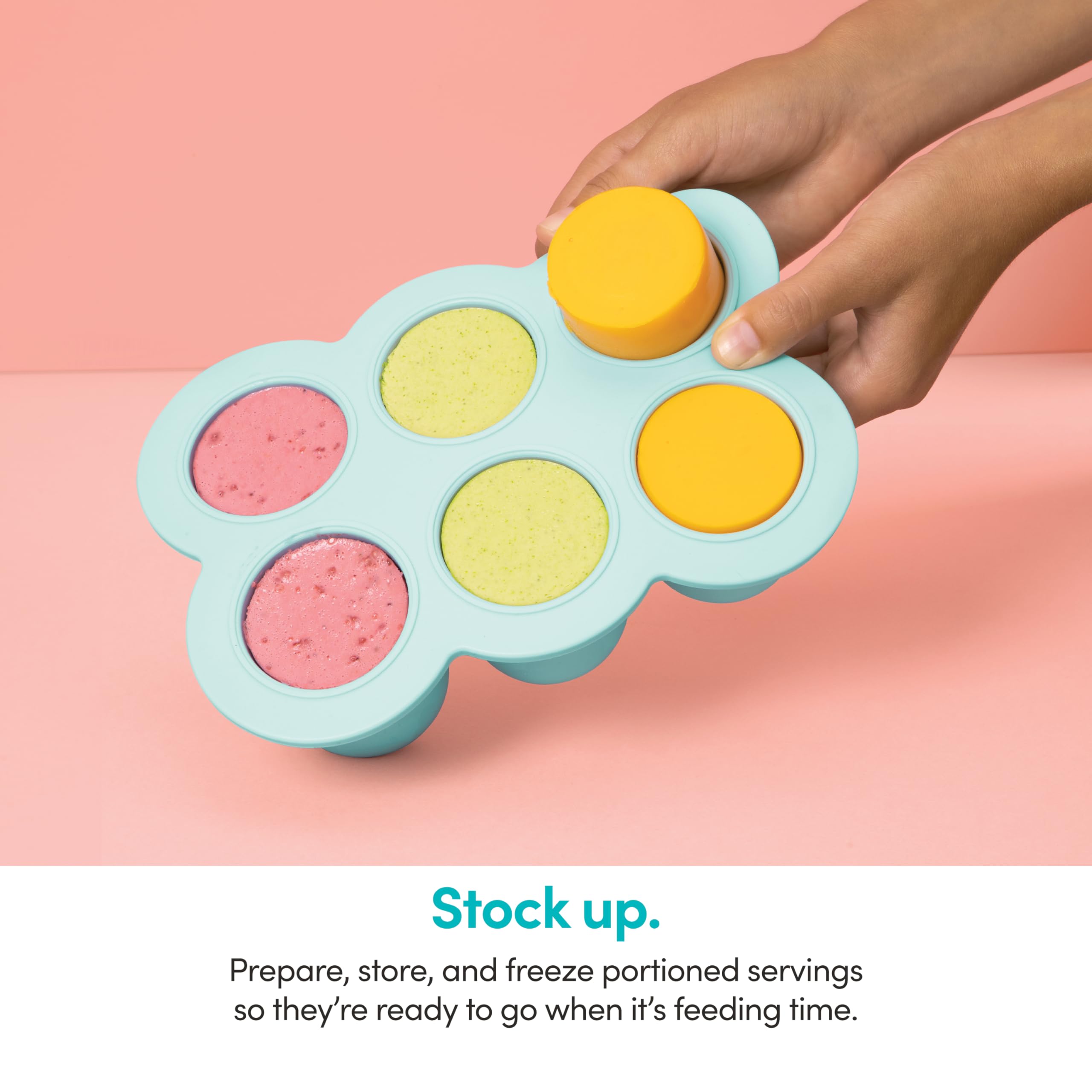 NutriBullet NBY-50100 date-ring lids for easy freshness labeling.