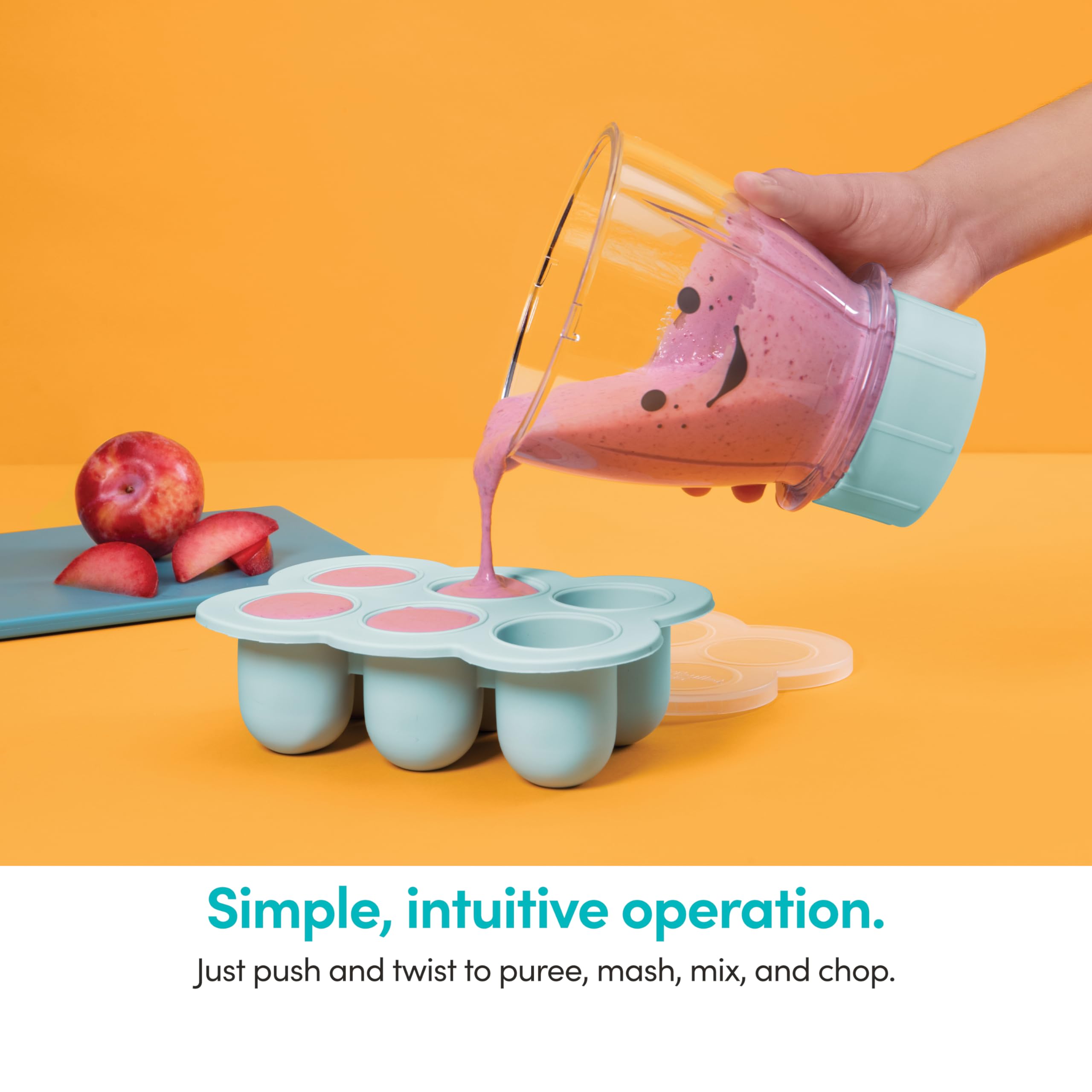 NutriBullet NBY-50100 storage cups with date lids for tracking freshness.