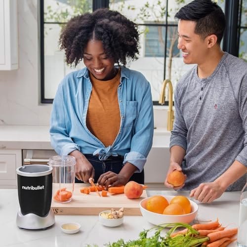 NutriBullet Pro 900W 24oz cups for multiple servings.