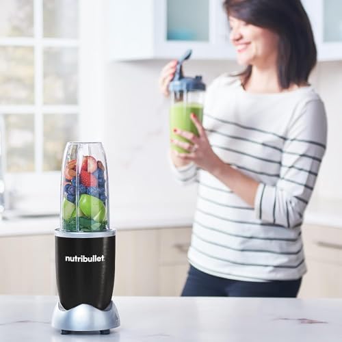 NutriBullet Pro 900W 32oz cup included for larger batches.