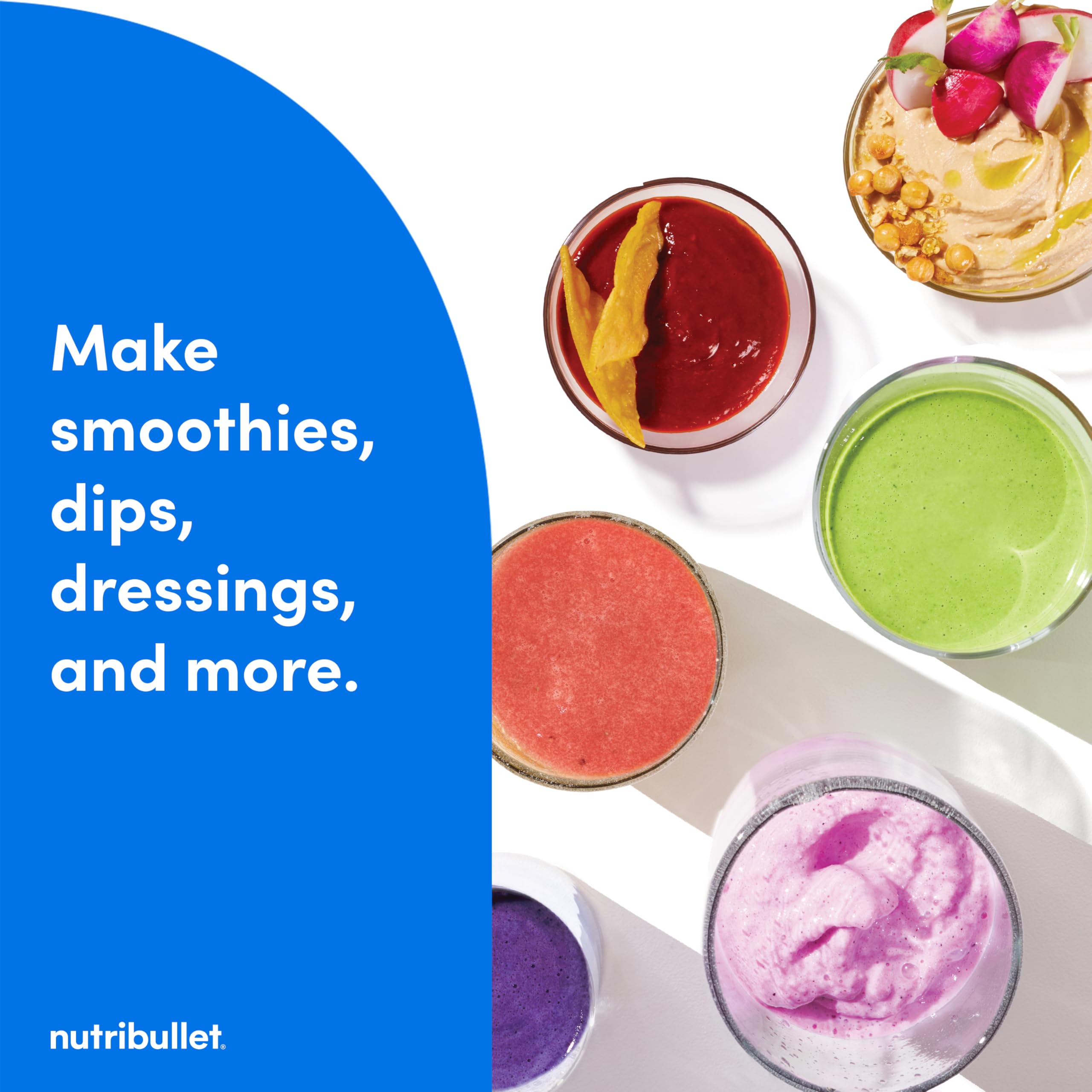 NutriBullet Pro dishwasher-safe cups simplify cleanup.