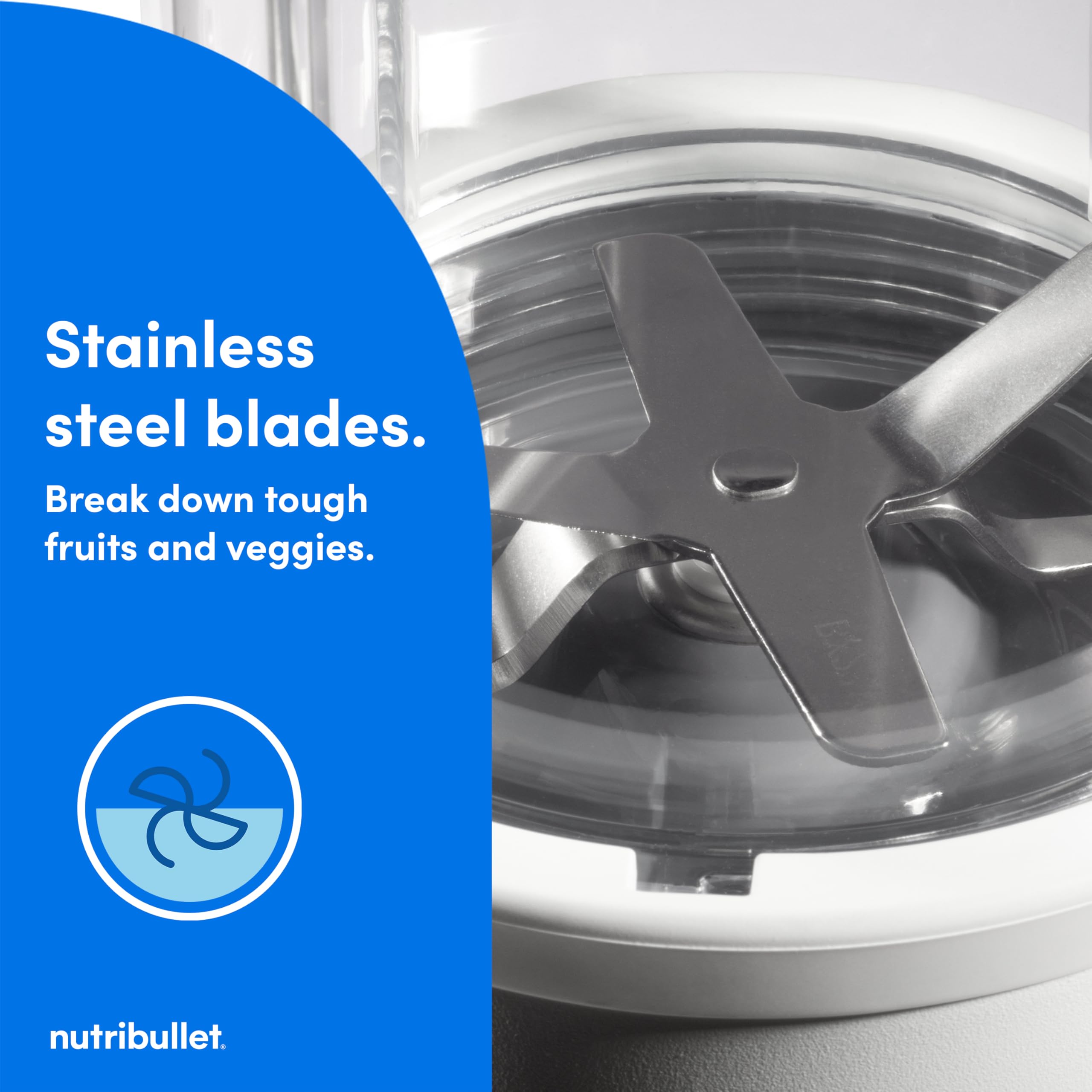 NutriBullet Pro lip ring focused on secure lid sealing.