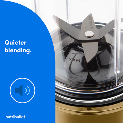 NutriBullet Ultra Plus glow interface lights when ready.