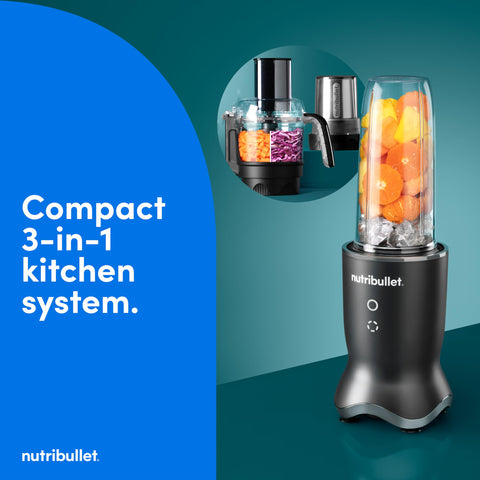 NutriBullet Ultra Plus two-cup blending cups for personal smoothies on the go.