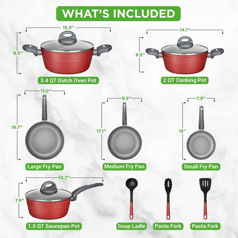 NutriChef 11-inch fry pan showcasing even heat and easy release