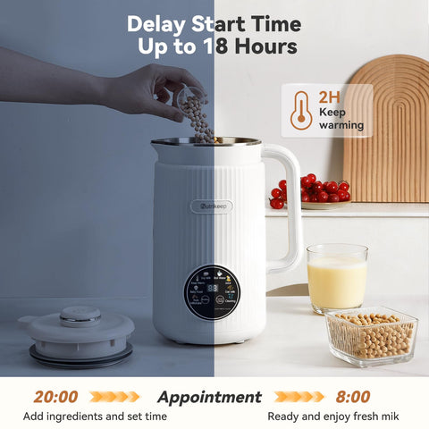 Nutrikeep ntc temperature control prevents overheating during heating.