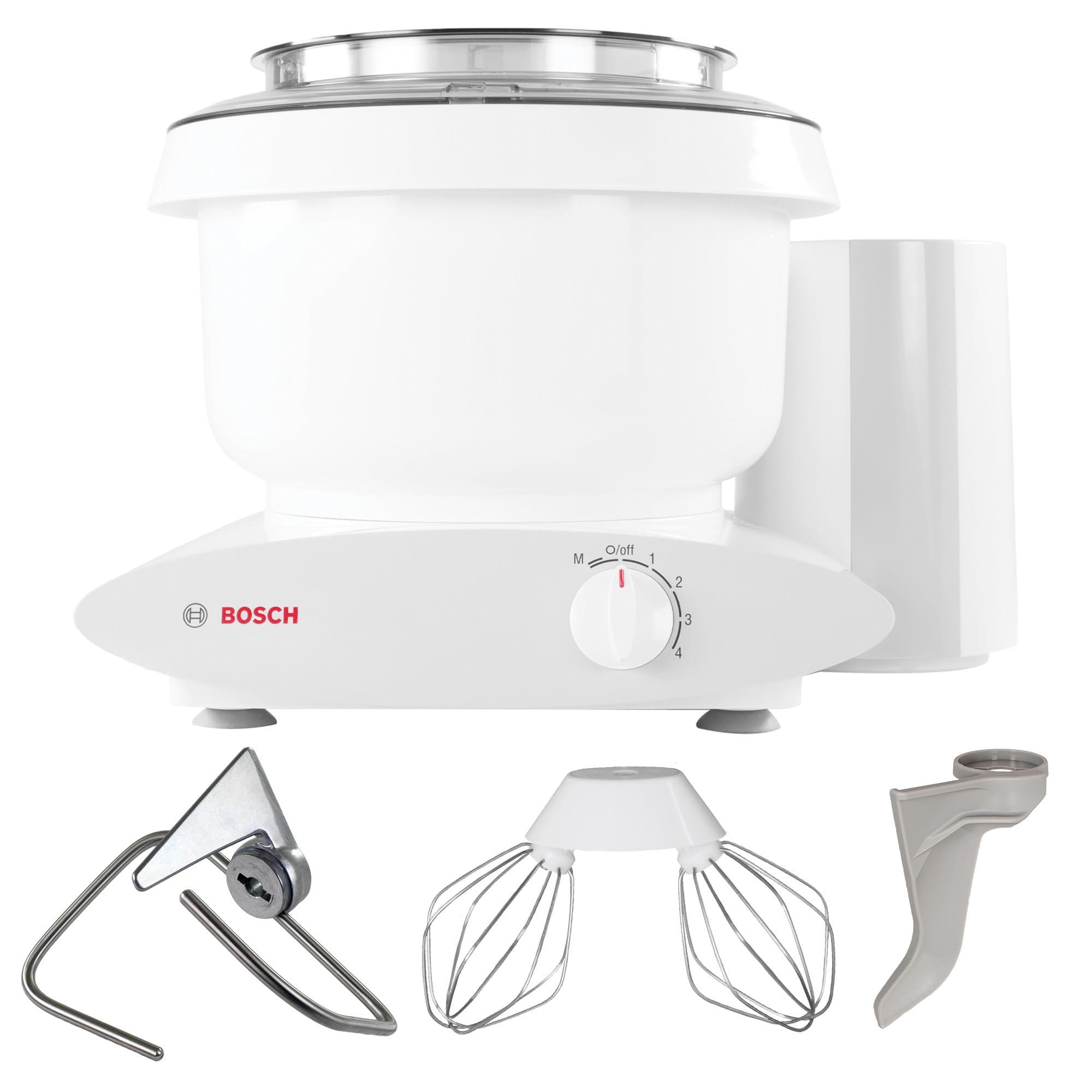 NutriMill Bosch Universal Plus mixer bowl for large-batch mixing and easy cleaning.