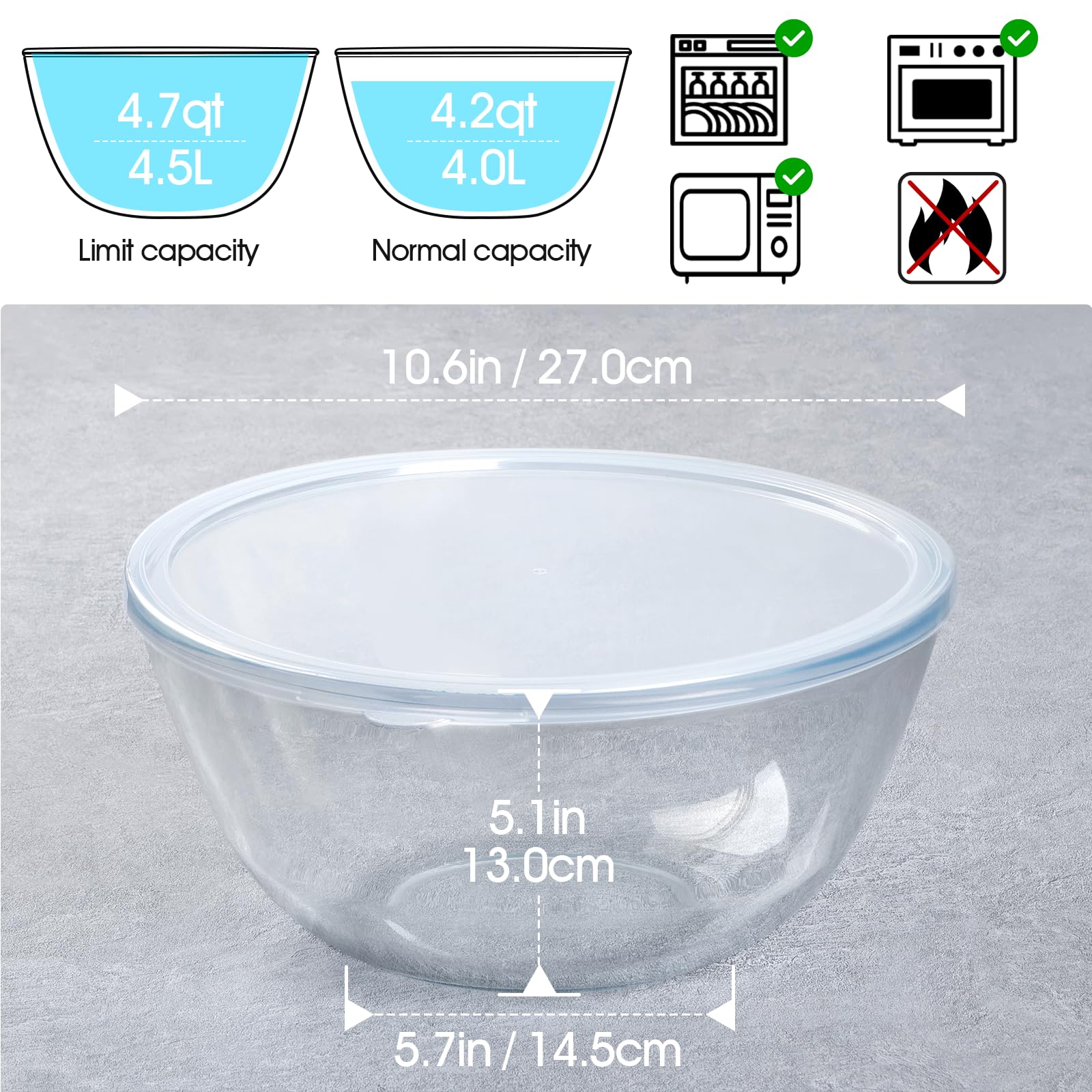NUTRIUPS close-up of borosilicate glass construction highlighting durability.