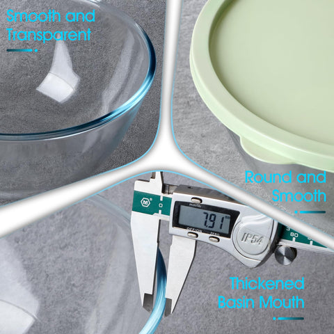 NUTRIUPS borosilicate glass withstands high temperatures for versatile hot or cold dishes.