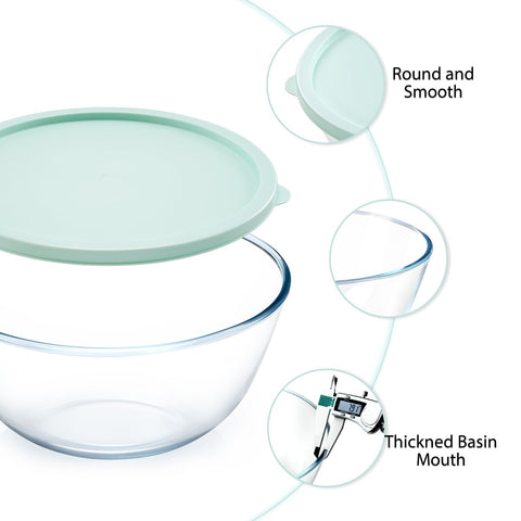 NUTRIUPS deep salad bowl ready for mixing, serving, or chilling.